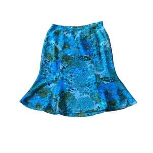 Y2k floral midi skirt